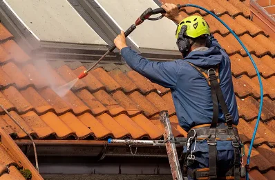Démoussage et hydrofuge de toiture à Igney